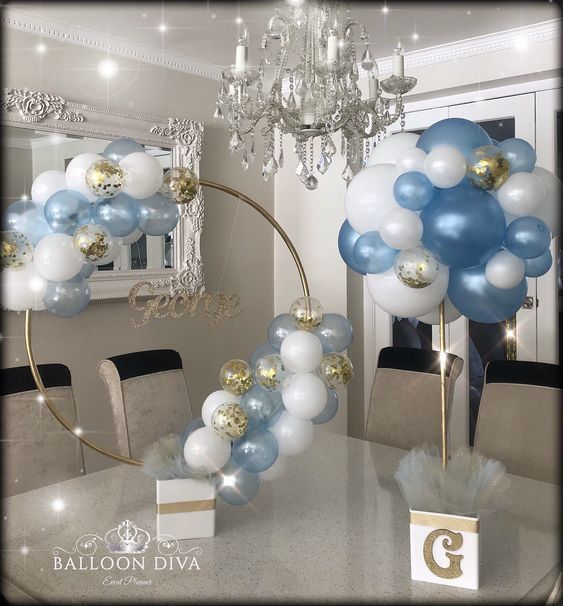 Sur Pinterest Balloon hoop & topiary Centrepiece | Accro-Jeux