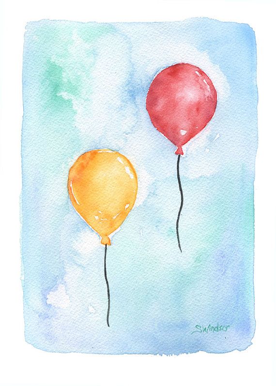Sur Pinterest Balloons Watercolor Thank You Note Cards Set of 6 - 5.5x4.25. ◅. ▻ | Accro-Jeux