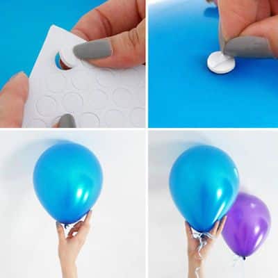 Sur Pinterest 200 Points Double-sided tape for balloon hang photos Adhesive Dots | Accro-Jeux