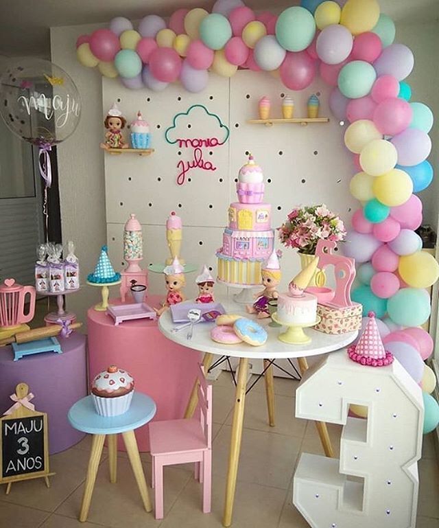 Sur Pinterest Esplêndida festa com o tema Sorvete! Credito: Achei o que eu Queria | Accro-Jeux