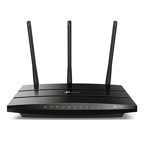 Routeur intelligent WiFi AC-1705 TP-Link - Routeur Internet sans fil à deux bandes Gigabits pour la maison, fonctionne avec Alexa, un serveur VPN, un contrôle parental et une qualité de service (Archer A7)