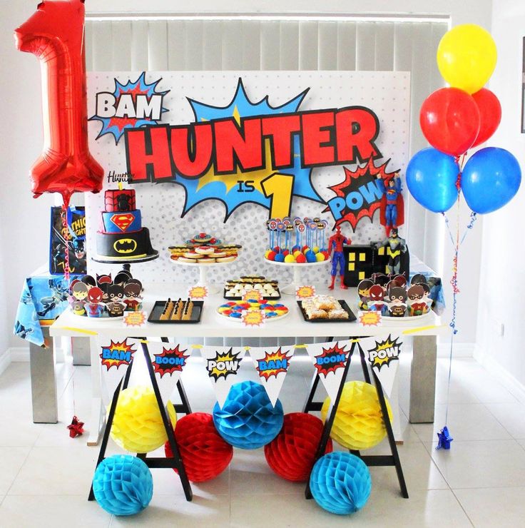 Sur Pinterest SUPERHERO Backdrop Design for Birthday Party - Printable File - Print | Accro-Jeux