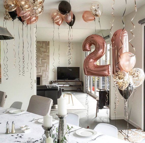 Sur Pinterest Rose Gold 21st Birthday Decor Set | Jumbo 21 Big Number | 21st | Accro-Jeux