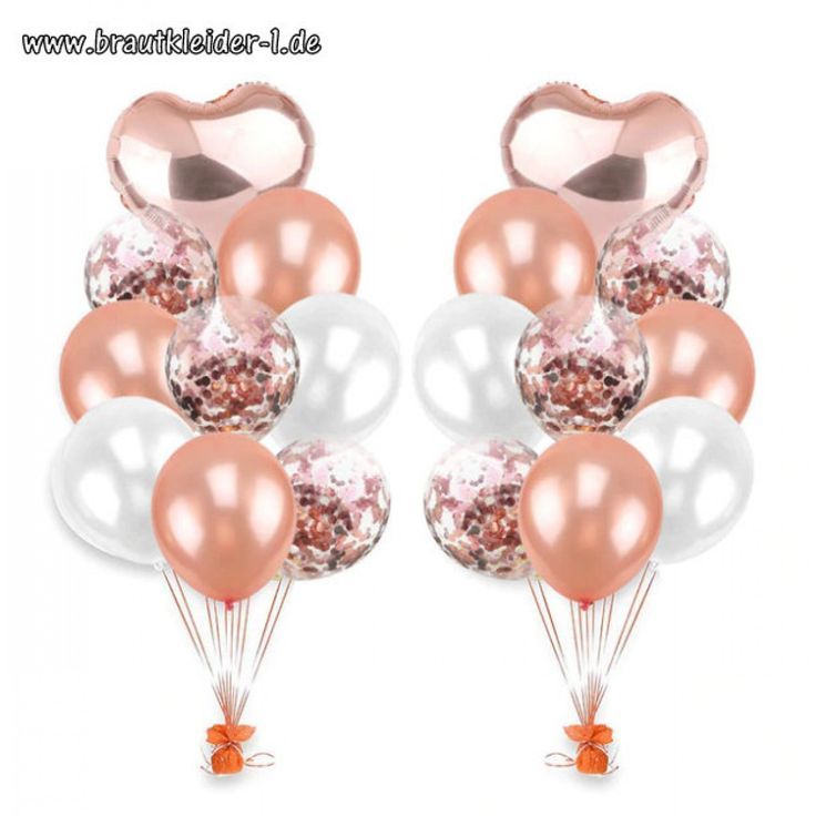Sur Pinterest groß Hochzeit Dekoration Ballon Set 18 Stück in Rosegold | Accro-Jeux