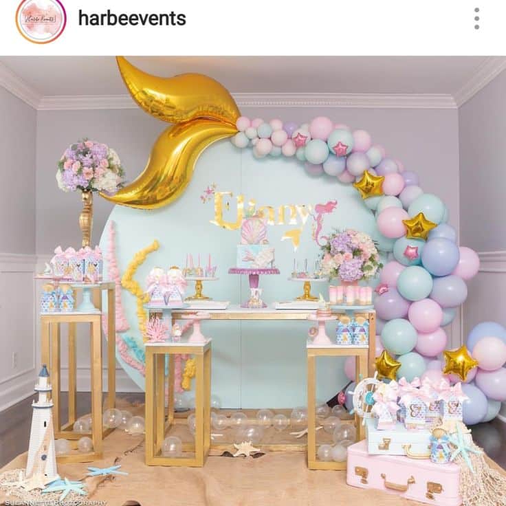 Sur Pinterest Mermaid Theme Dessert table and Decor | Accro-Jeux