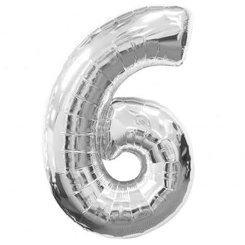Sur Pinterest Ballon mylar chiffre 0 à 9 argent | Accro-Jeux