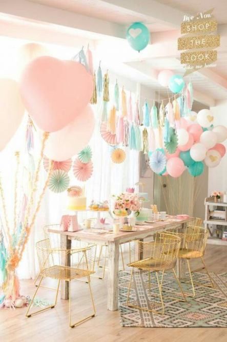 Sur Pinterest Birthday party dcoration for girls color schemes 30 Ideas | Accro-Jeux
