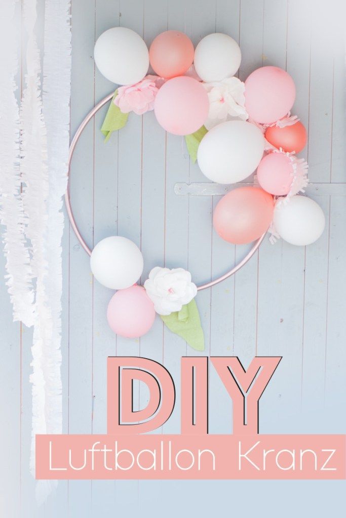Sur Pinterest DIY Balloon Wreath Hoolahoop Birthday Kids Birthday Decoration Balloon | Accro-Jeux