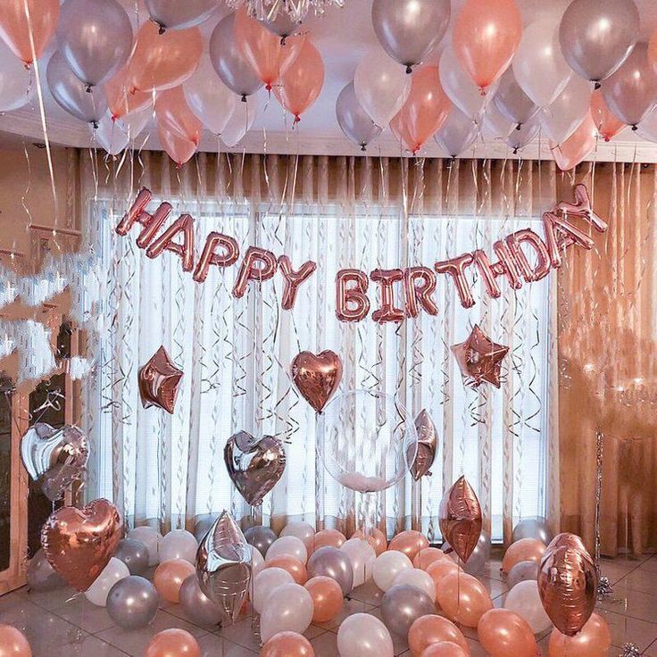 Sur Pinterest Rose Gold Happy Birthday Dekoration Set | 21. Geburtstag Party Ideen | Accro-Jeux