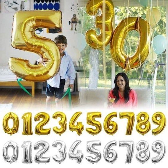 Sur Pinterest 40" Inch Rose Gold, Silver, Gold Jumbo Number Birthday Wedding Party | Accro-Jeux