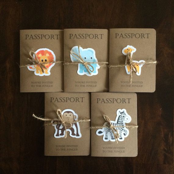 Sur Pinterest Invitación de pasaporte Safari - Invitación de fiesta de cumpleaños de | Accro-Jeux