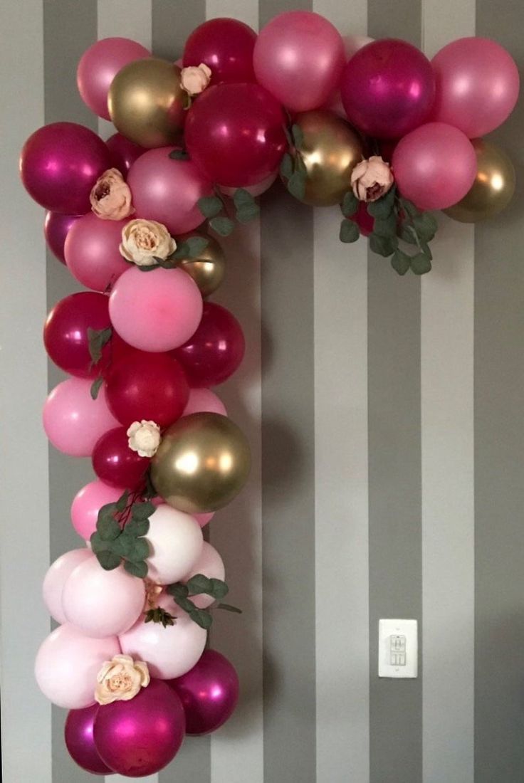 Sur Pinterest Bébé douche ballon guirlande Kit, Arche d’anniversaire fille, pompon | Accro-Jeux