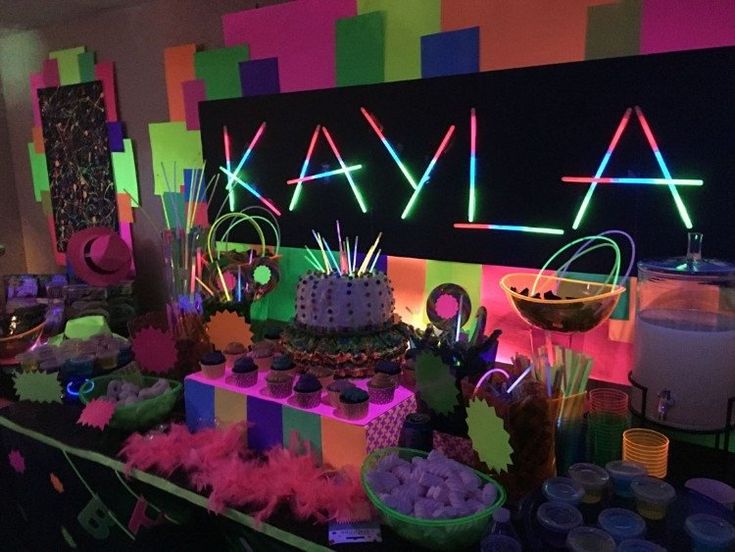 Sur Pinterest Quels sont les incontournables de la décoration fluo anniversaire? | Accro-Jeux