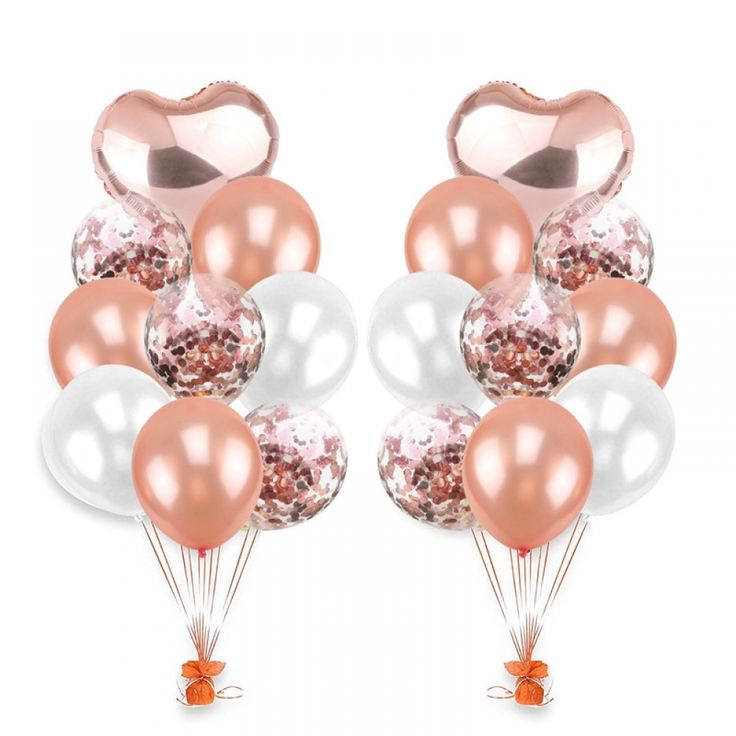 Sur Pinterest Wedding Decoration 1Set 18inch Pink Foil Balloon 12inch Confetti Air | Accro-Jeux