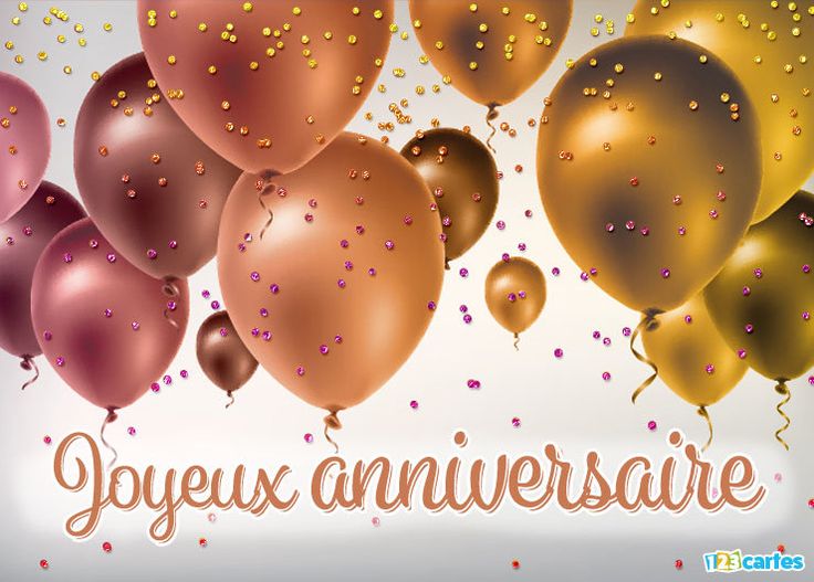 Sur Pinterest carte joyeux anniversaire ballons gonflables en nylon métallisé à | Accro-Jeux