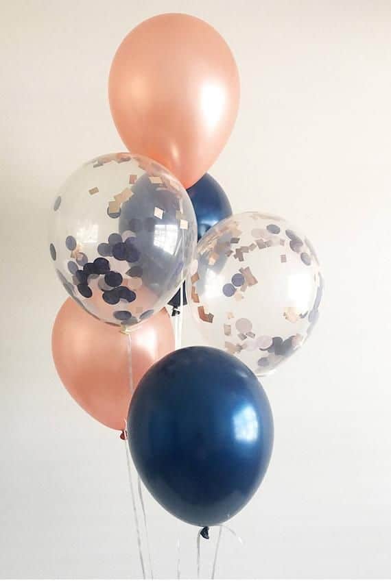 Sur Pinterest Rose Gold Confetti Balloons Rose Gold Navy Latex Balloons Rose Gold | Accro-Jeux