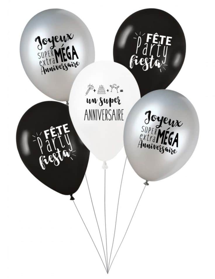 Sur Pinterest 5 Ballons latex biodégradable Party anniversaire 27 cm | Accro-Jeux