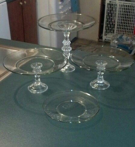 Sur Pinterest Cake stands i made all by myself!! All for a dollar!! | Accro-Jeux