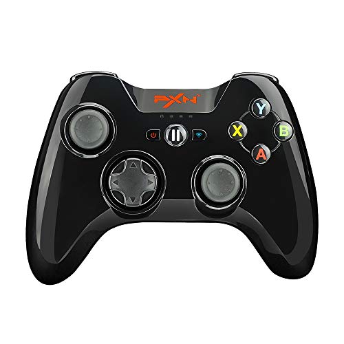 Manette de jeu certifiée Mfi PXN Speedy (6603) iOS avec clip de téléphone pour Apple TV, iPad, iPhone (noir)