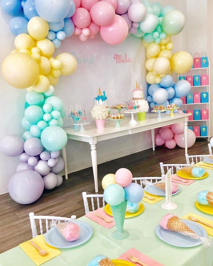 Sur Pinterest Can we talk about how cute this Ice Cream Birthday Party turned | Accro-Jeux