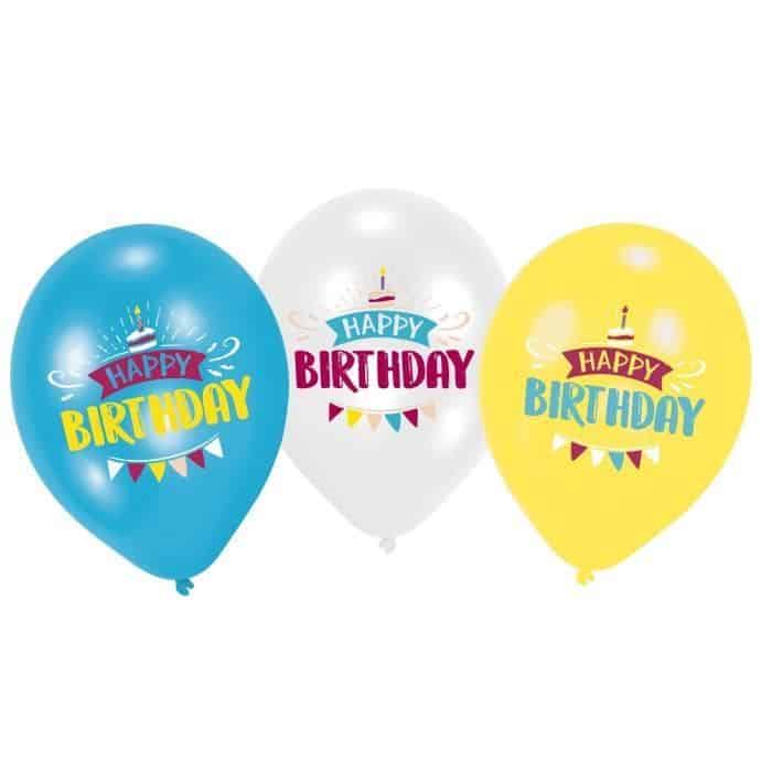 Sur Pinterest AMSCAN Lot de 6 Ballons imprimés My Birthday Party - 27,5 cm/11" | Accro-Jeux