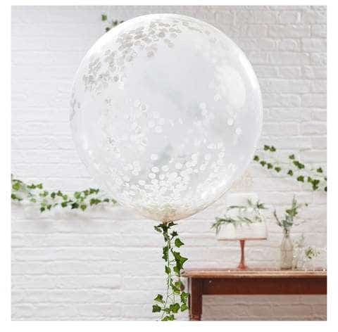 Sur Pinterest Ginger Ray 3ct Ginger Ray White Large Confetti Balloons Beautiful | Accro-Jeux