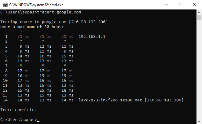 Google Latency